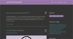 Desktop Screenshot of leetnightshade.com